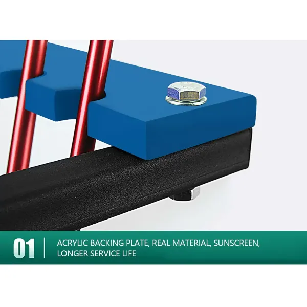 Étagère de rangement 9 trous pour clubs de golf - 27,56 x 10,83 x 19,69 Étagère de rangement 9 trous pour clubs de golf - 27,56 x 10,83 x 19,69