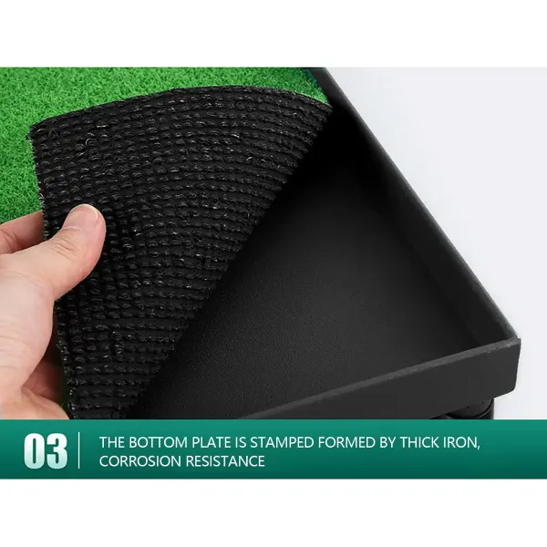 Étagère de rangement 9 trous pour clubs de golf - 27,56 x 10,83 x 19,69 Étagère de rangement 9 trous pour clubs de golf - 27,56 x 10,83 x 19,69